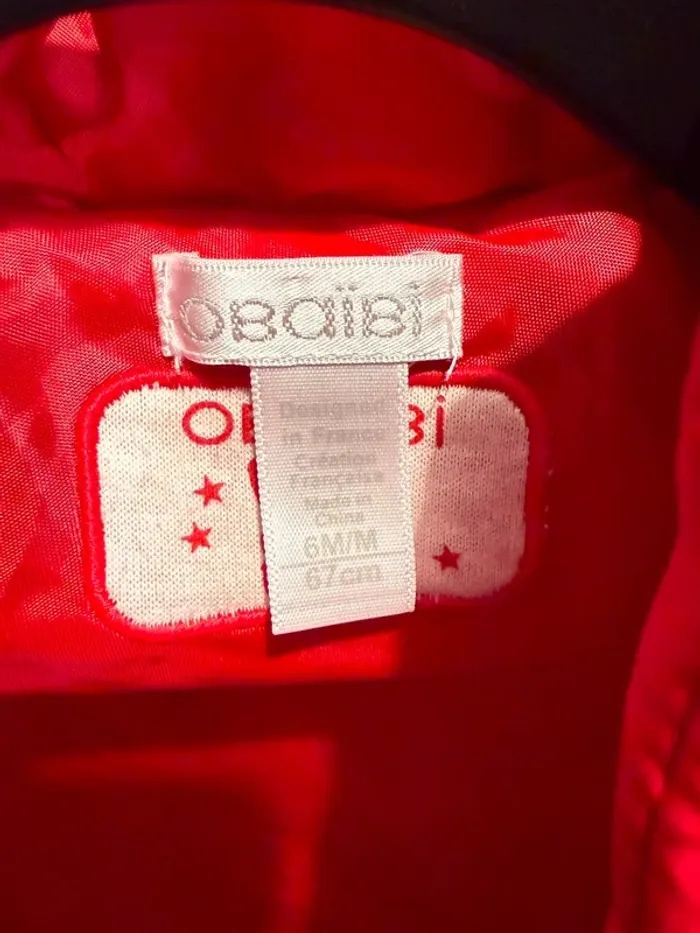 Blouson Obaïbi en taille 6 mois - photo numéro 3