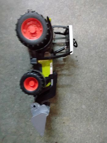 Tracteur avec fourche