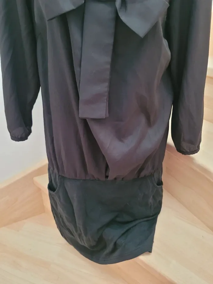 Robe manches 3/4 à nœud taille L - photo numéro 3