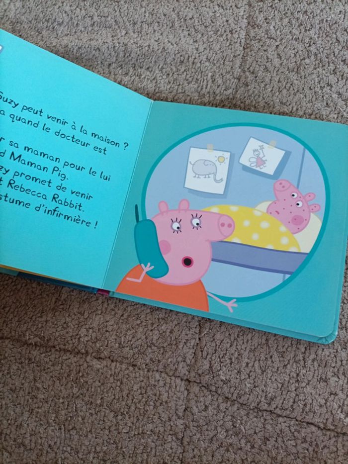 Livre Peppa pig cartonné : Peppa est malade - photo numéro 11