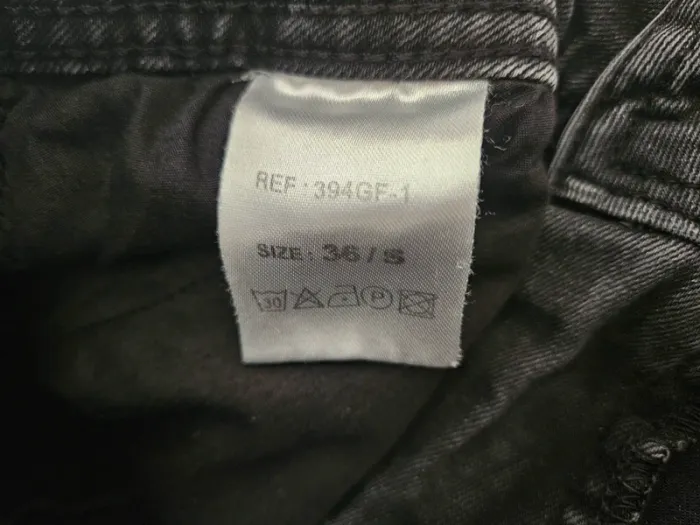 Oraije jeans gris taille haute S - photo numéro 5
