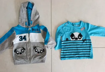 Veste et tee shirt garçon 9mois