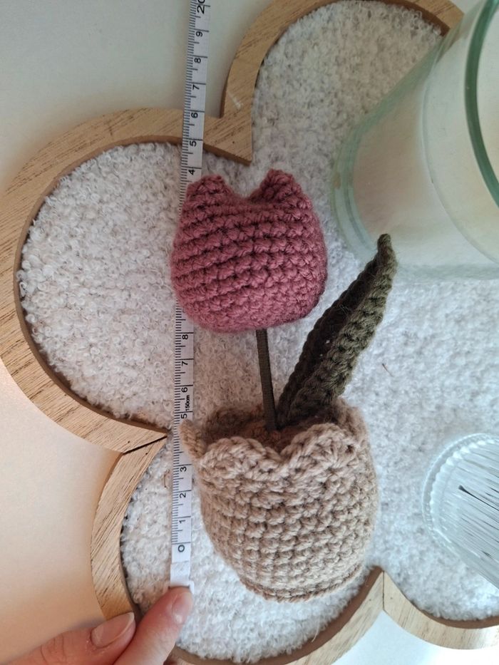 Pot tulipe en crochet - photo numéro 4