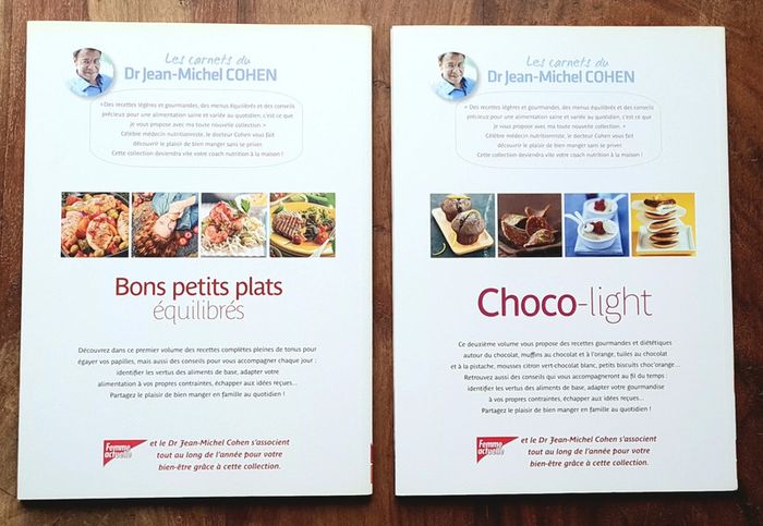 Lot 2 Livres, Dr Jean-Michel Cohen, Choco-Light Et Bons Petits Plats Equilibrés - photo numéro 2