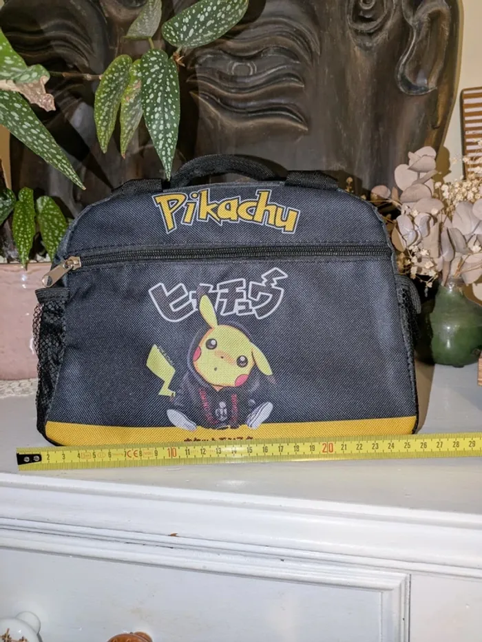 Sac à goûter Pokémon noir avec Pikachu ! - photo numéro 9