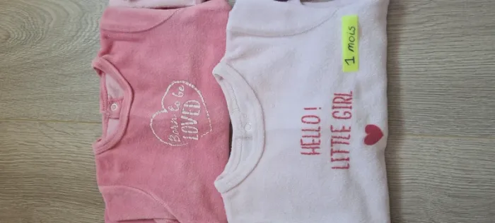 Lot pyjamas velours - photo numéro 2