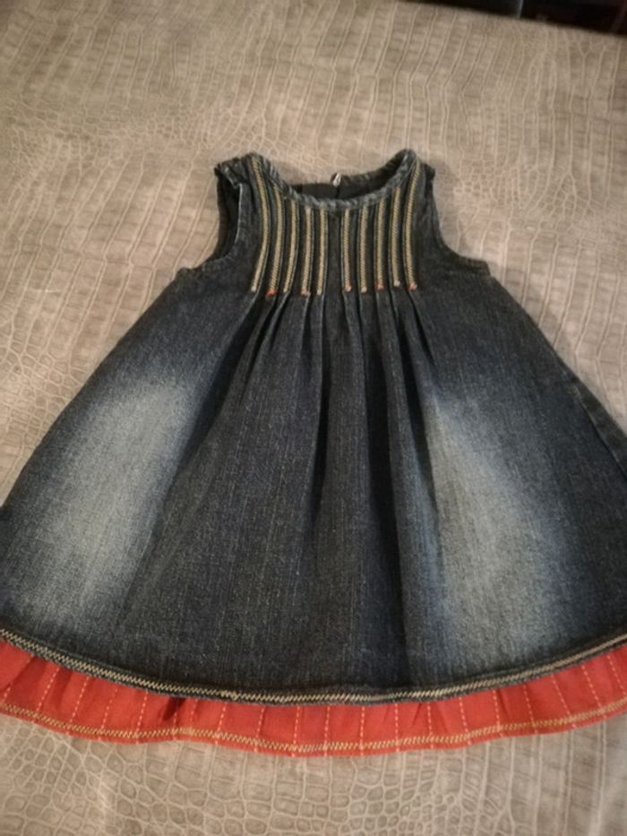 Robe en jean jean bourget 6 mois