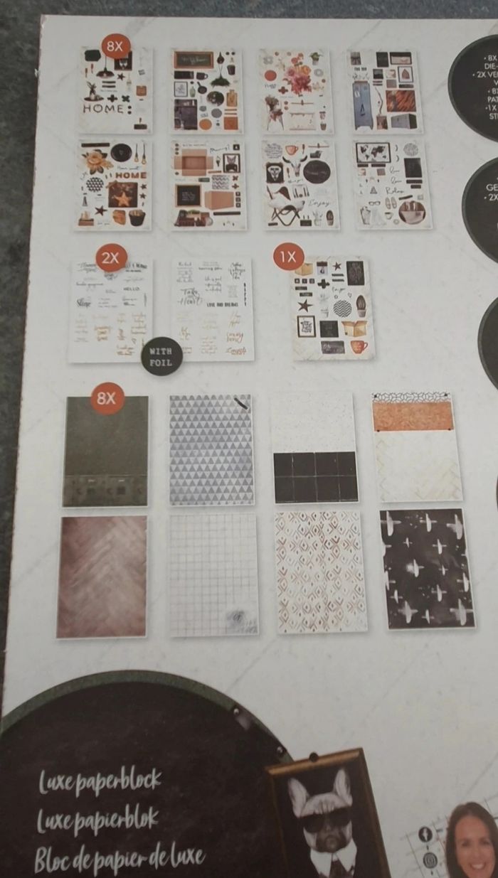 Cahier de papiers et stickers neuf - photo numéro 3