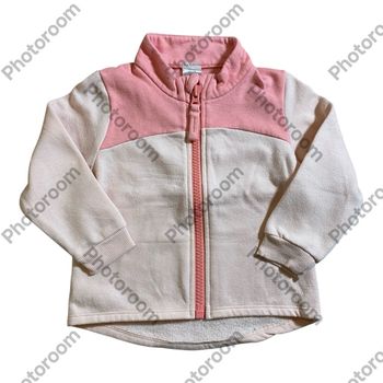 Décathlon Gilet zippé polaire rose Taille 24 mois