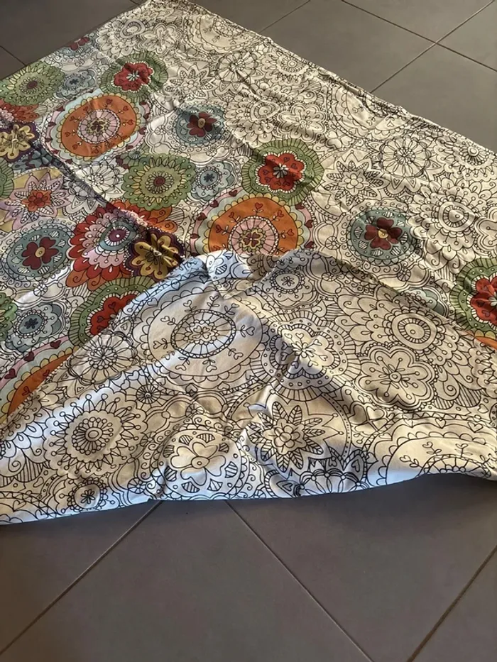 Draps housse fleuri - photo numéro 4