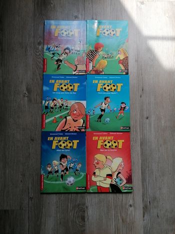 Lot de 6 livres En avant foot