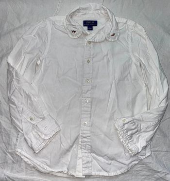 chemise Ralph Lauren 6 ans il se peut qu'il y ai de micro traces