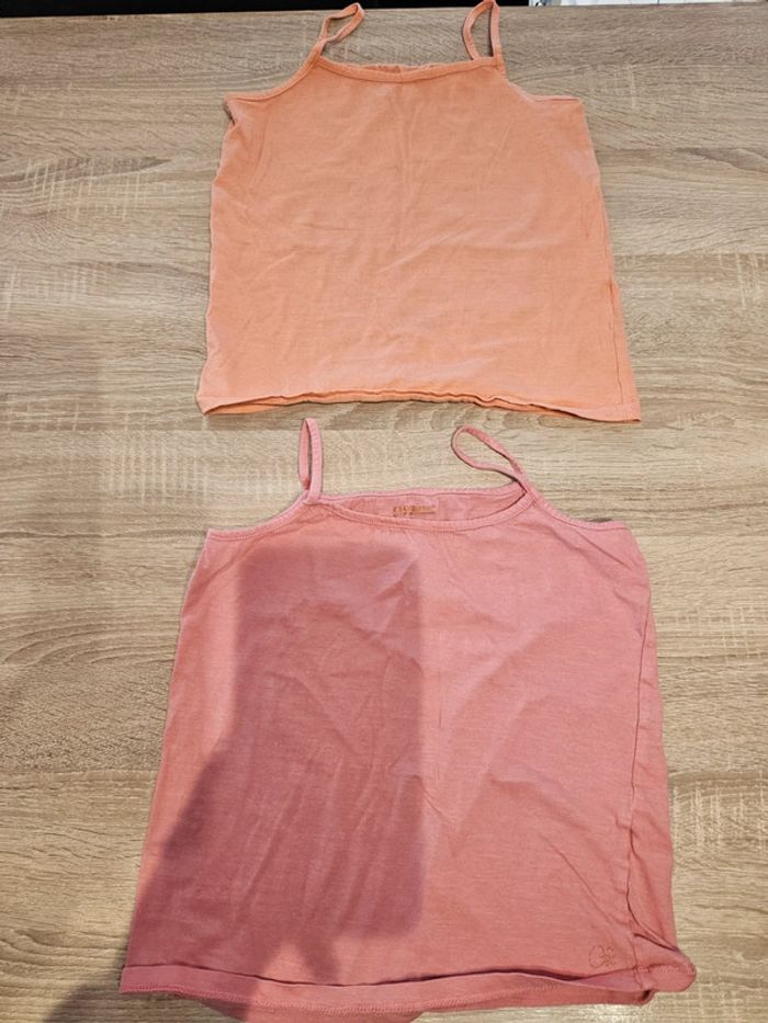 2 débardeurs 12 ans