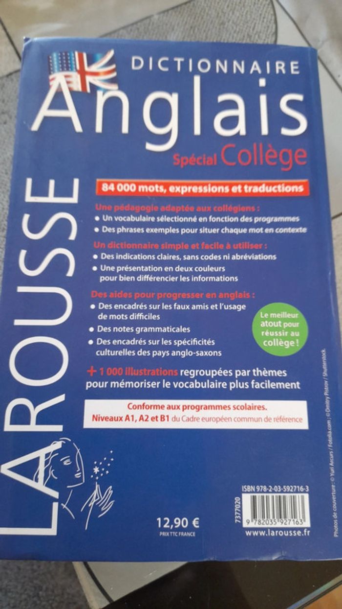 Dictionnaire anglais - photo numéro 2