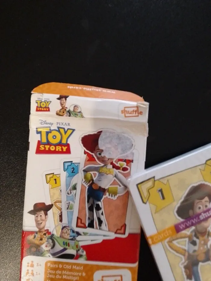 jeu de carte 2 en 1 - mistigris / paires - toys story - photo numéro 5