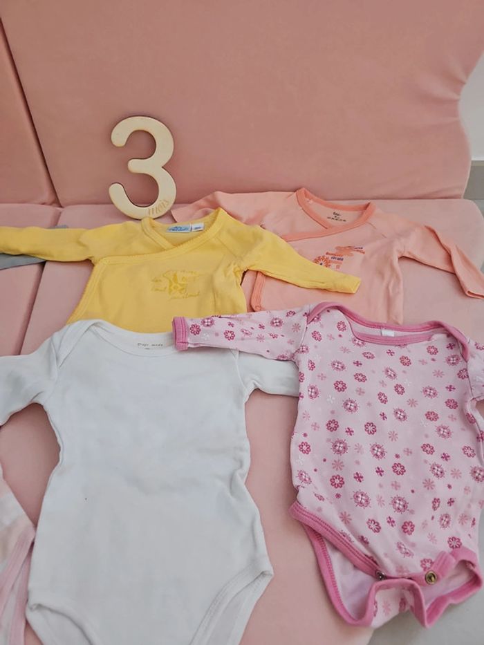Lot de 7 bodys manches longues - photo numéro 3