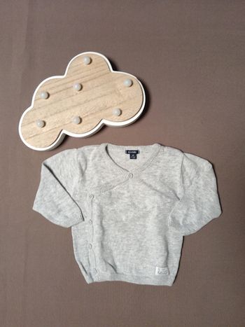 Gilet cœur croisée