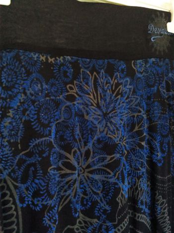 Jupe Desigual bleu marine et noire en XL