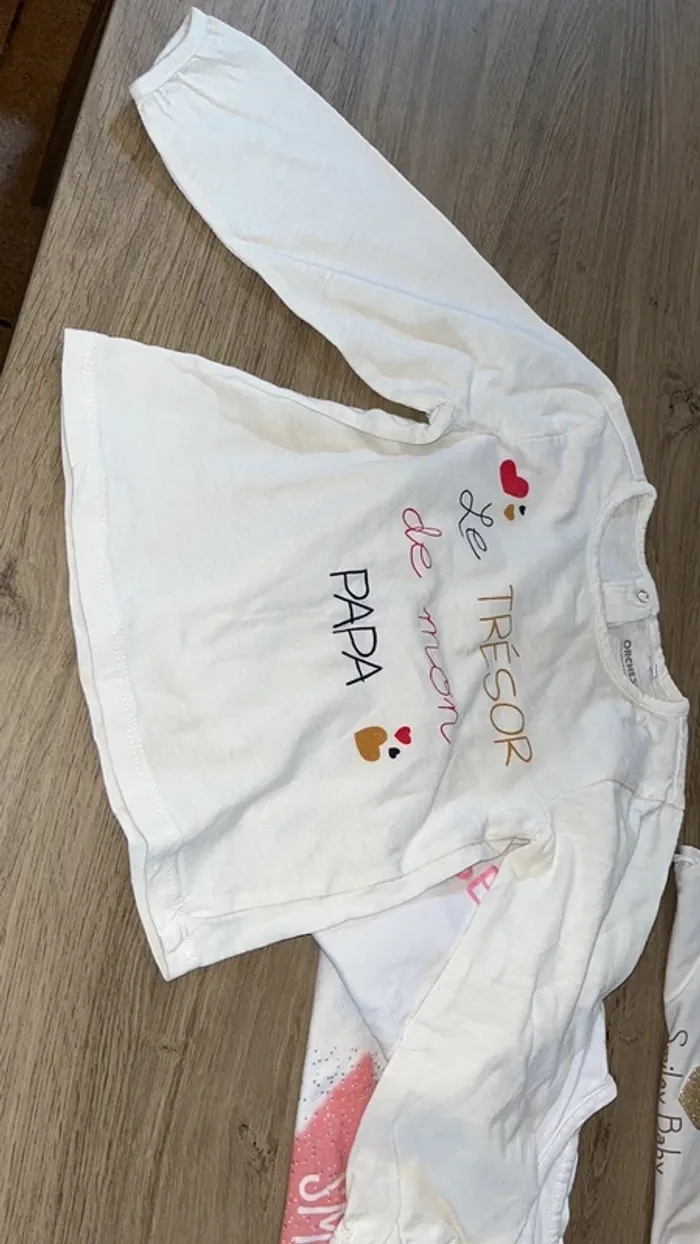 Lot de 4 haut manche longue 2 orchestra 23 mois et 36 mois ( taille petit ) et 2 gemo 24 mois - photo numéro 4