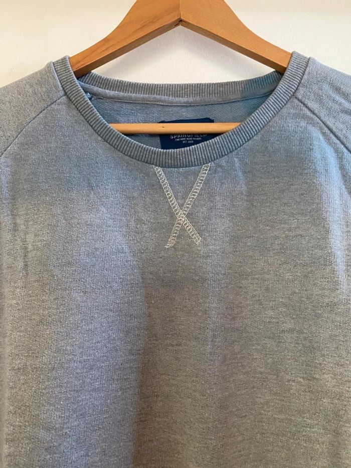 Pull Sweat Springfield taille L coupe large Effet tie & dye - photo numéro 5