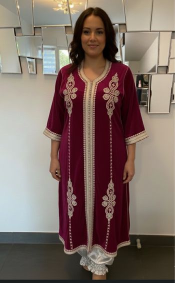 Caftan / robe orientale en velours 2 pièces T42-44