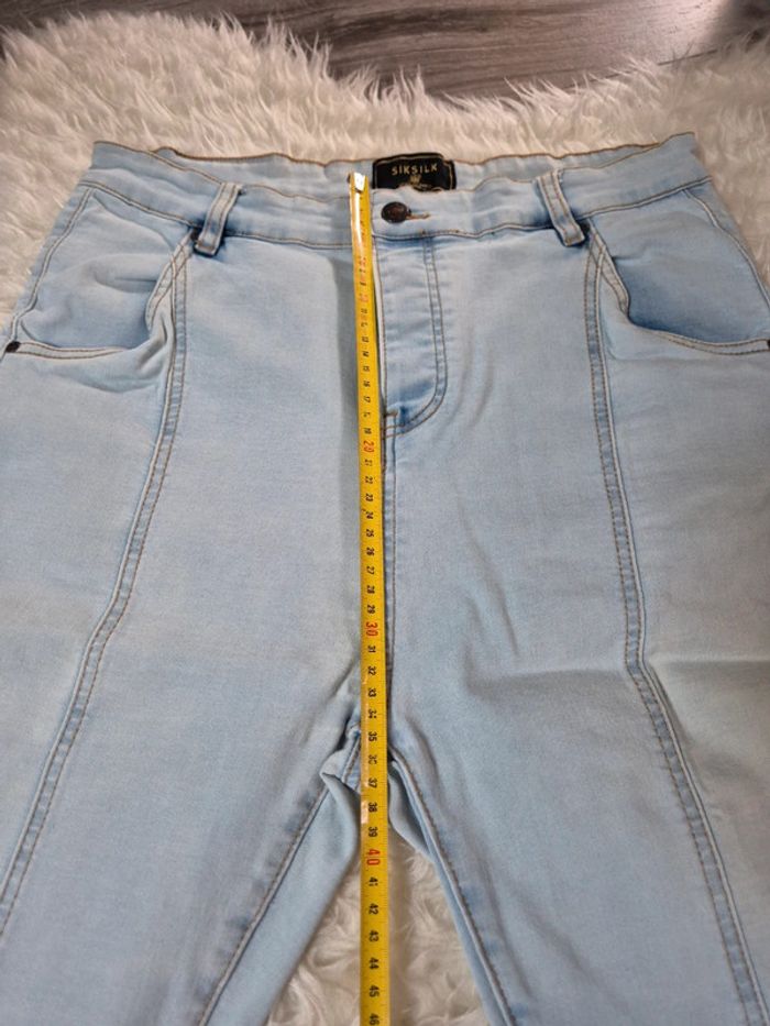 Jeans skinny brodé pour homme T. XL Siksilk - photo numéro 8