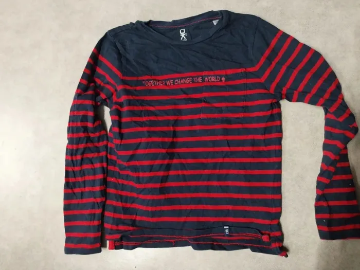 haut tee shirt manches longues garcon 10 ans okaidi
