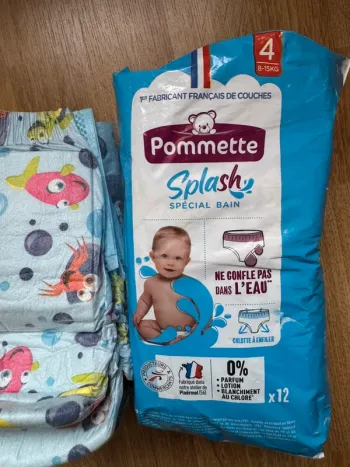 Couches spécial bain taille 4