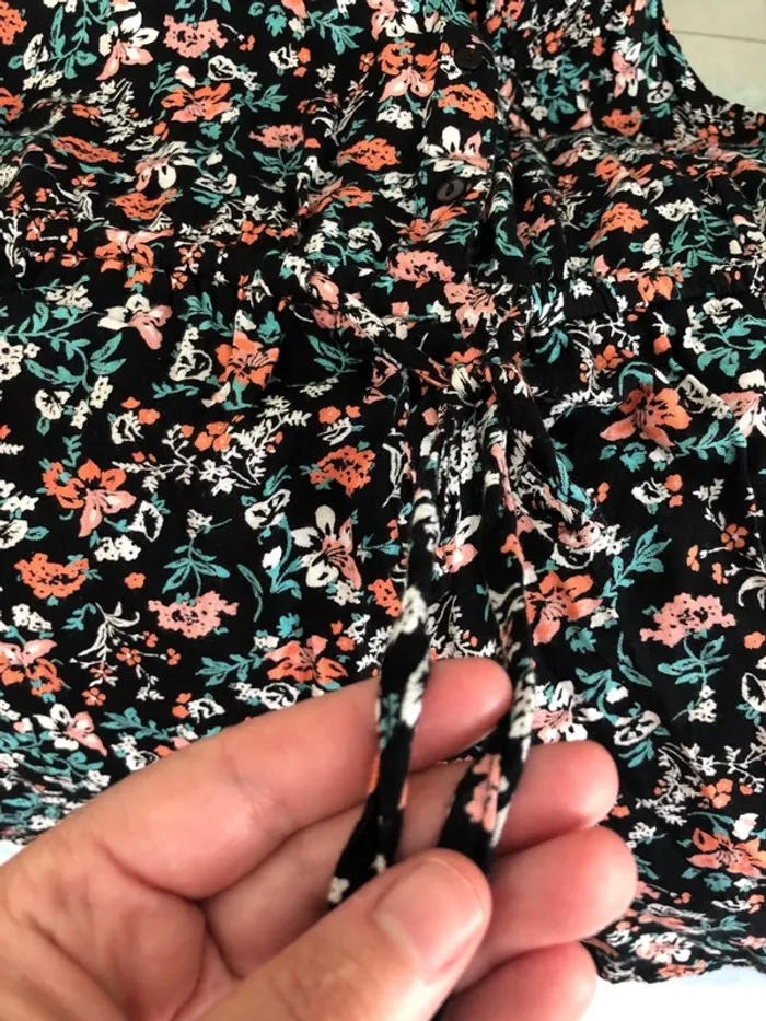 Combishort  avec motif floral - photo numéro 3