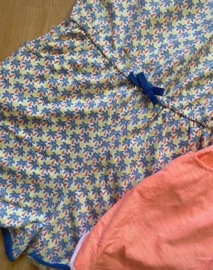 Lot deux salopettes shorts courtes, combinaisons short marque Okaïdi taille 12 ans Neuves - photo numéro 2