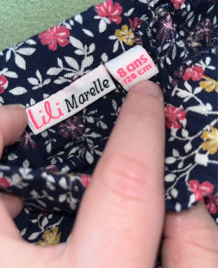 Jupe fleurie Lili marelle neuve 8 ans - photo numéro 2