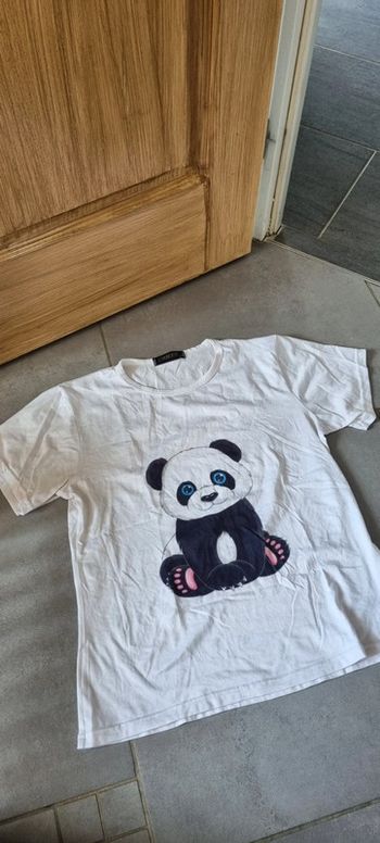T shirt blanc Panda