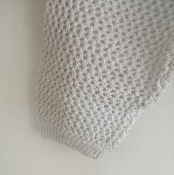 Boléro blanc fil argenté orchestra 9 mois - photo numéro 5