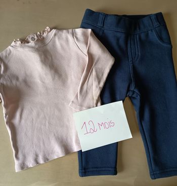 Ensemble pantalon+ haut manches longues