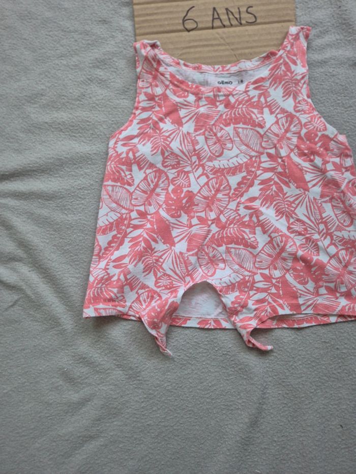 T-shirt fille 6 ans gemo - photo numéro 3