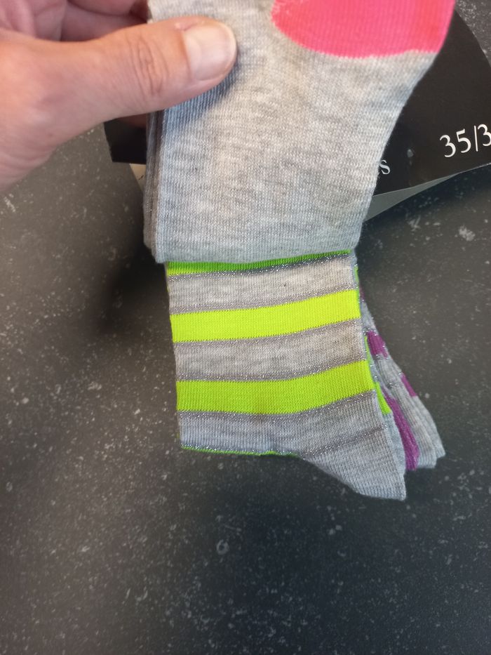 4 paires de chaussettes neuves 35/37 - photo numéro 4