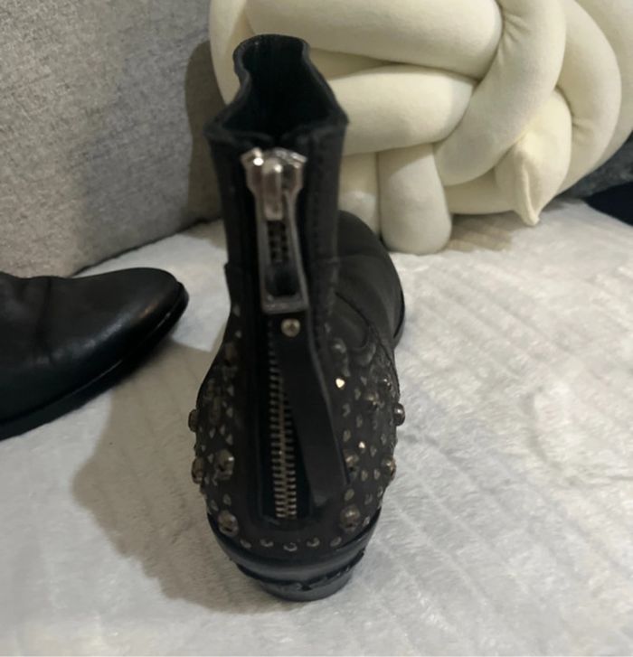 Boots zadig & voltaire ( cuir ) - photo numéro 6