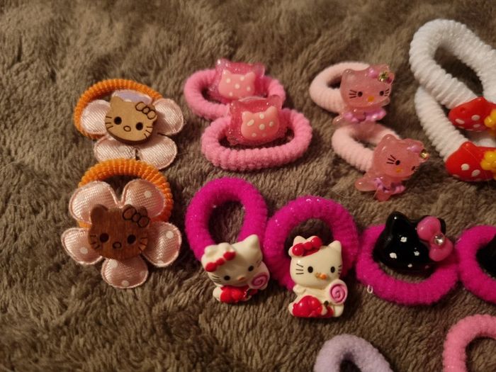 Lot de mini élastiques faits mains - photo numéro 4