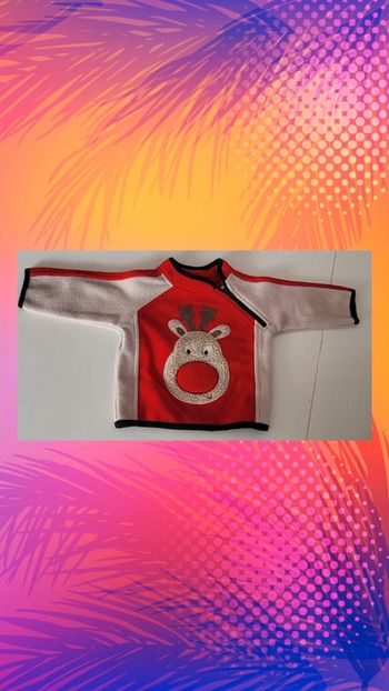 Pull chaud Noël hiver 3 mois