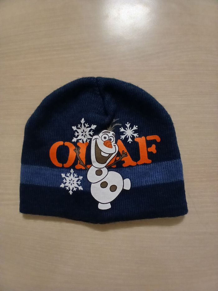 Bonnet fille olaf matiere acrylique tour de tete 52 marque disney - photo numéro 2