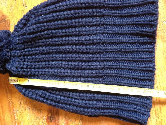 Bonnet d'hiver maille marine camaieu taille unique femme - photo numéro 4