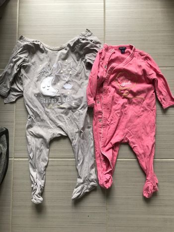 Pyjama demi saison bébé fille