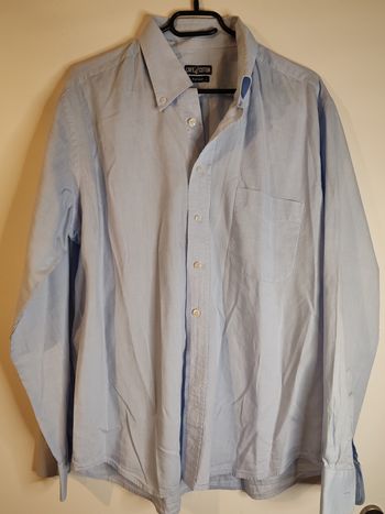 Chemise café coton 