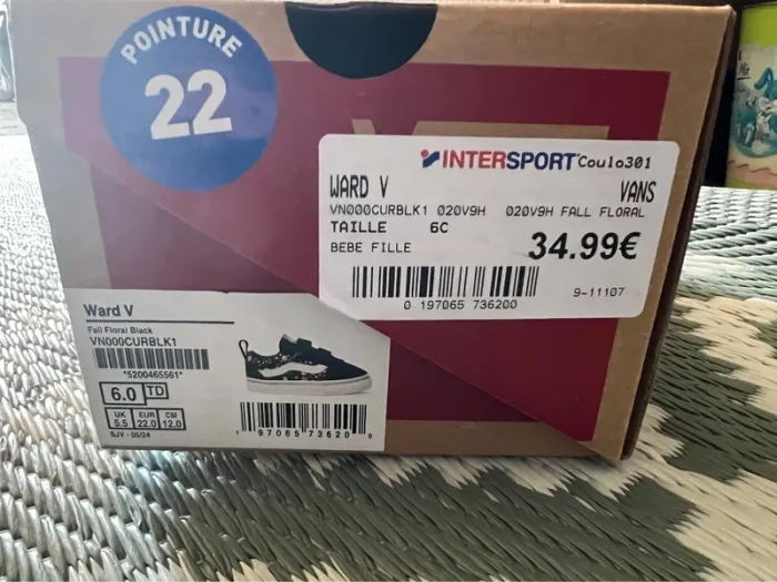 Basket fille vans taille 22 - photo numéro 8