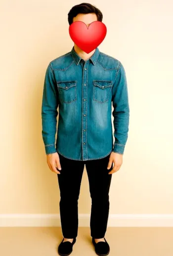 Superbe chemise en jeans