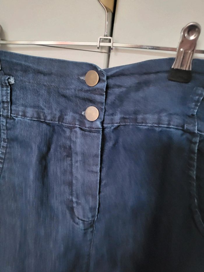 Jupe mi longue taille haute en jean taille 36 - photo numéro 3