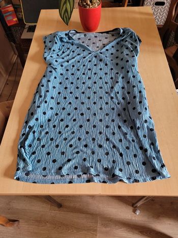 Tunique blouse manches longues robe courte