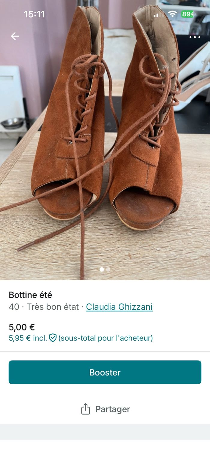 Talons taille 40