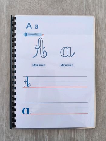 Livret A4 d'écriture de l'alphabet