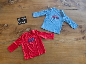 Lot de tee-shirts manches longues bébé garçon
